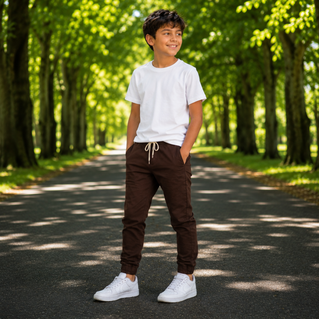 Jogger Gabardina Premium chocolate