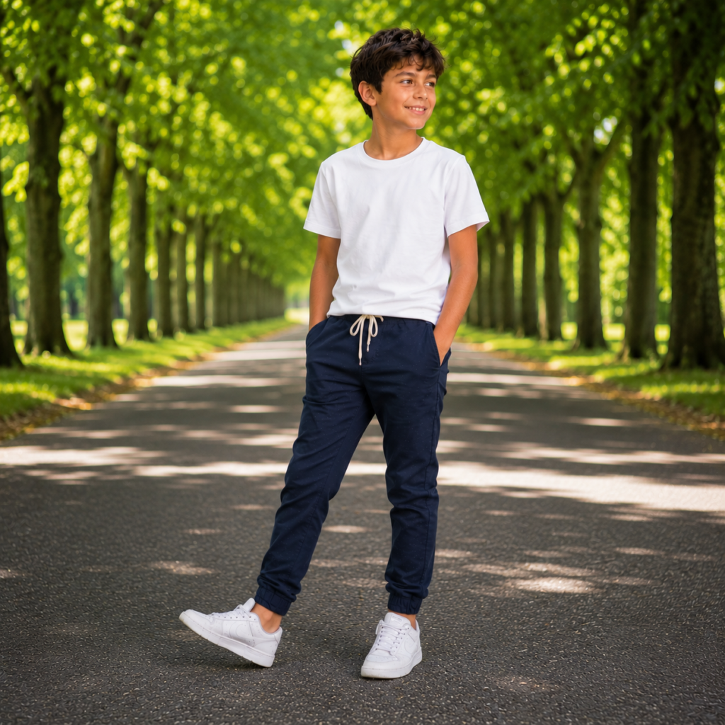 Jogger Gabardina Premium azul navy