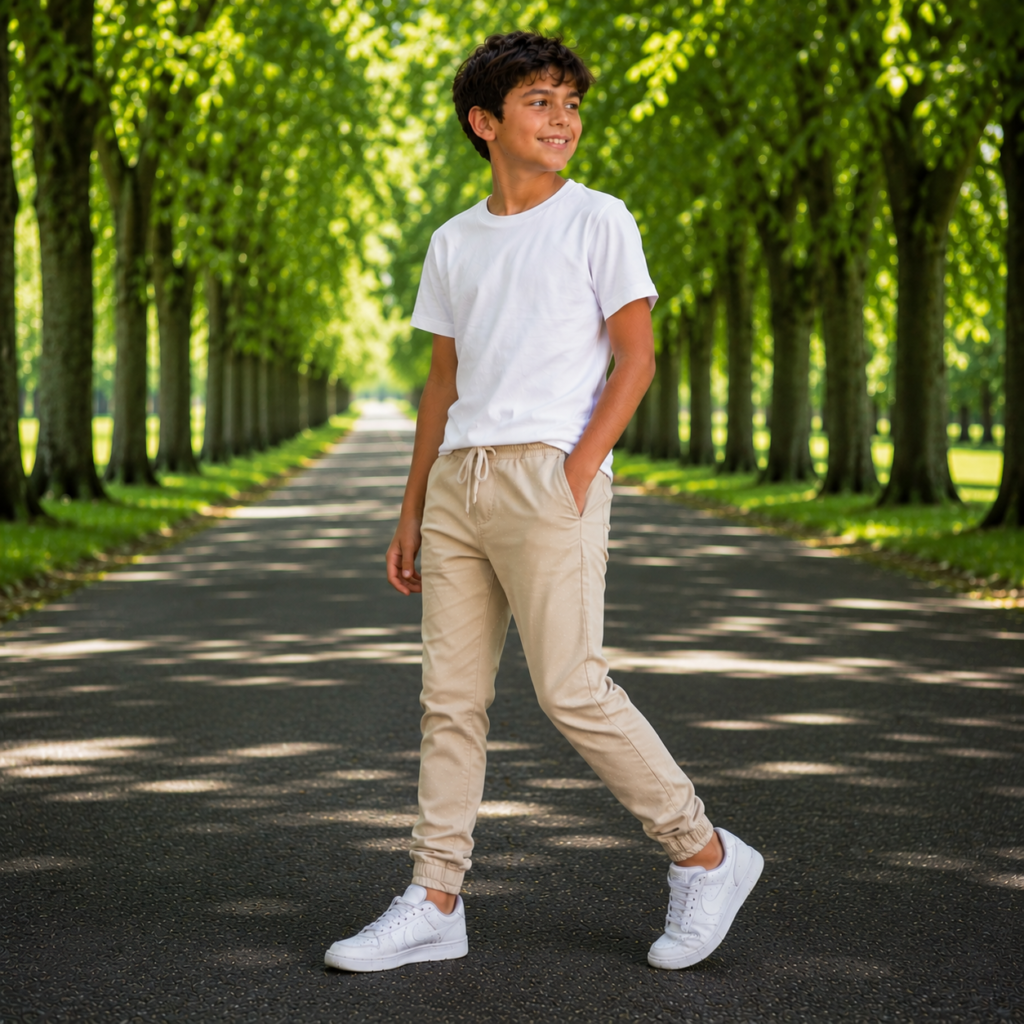 Jogger Gabardina Premium beige