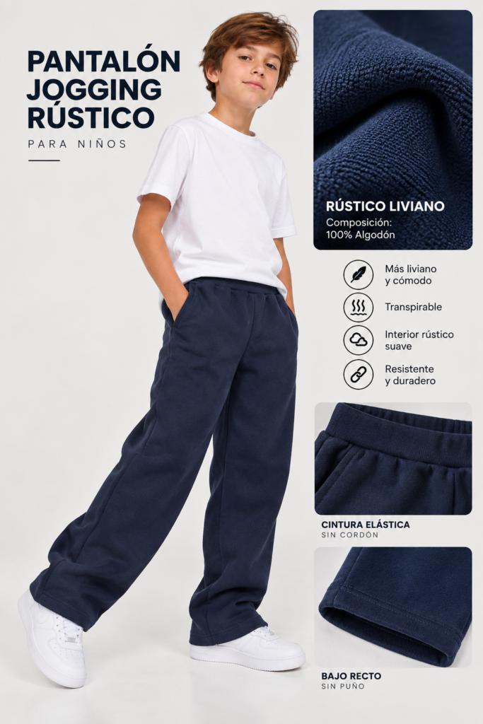 Jogging de rustico  color azul marino
